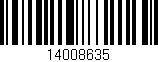 Código de barras (EAN, GTIN, SKU, ISBN): '14008635'