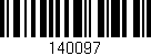 Código de barras (EAN, GTIN, SKU, ISBN): '140097'