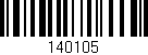 Código de barras (EAN, GTIN, SKU, ISBN): '140105'