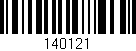 Código de barras (EAN, GTIN, SKU, ISBN): '140121'