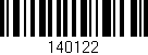 Código de barras (EAN, GTIN, SKU, ISBN): '140122'