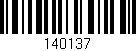 Código de barras (EAN, GTIN, SKU, ISBN): '140137'