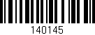 Código de barras (EAN, GTIN, SKU, ISBN): '140145'