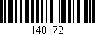 Código de barras (EAN, GTIN, SKU, ISBN): '140172'