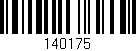 Código de barras (EAN, GTIN, SKU, ISBN): '140175'