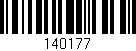 Código de barras (EAN, GTIN, SKU, ISBN): '140177'