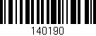 Código de barras (EAN, GTIN, SKU, ISBN): '140190'