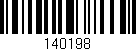 Código de barras (EAN, GTIN, SKU, ISBN): '140198'