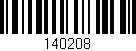 Código de barras (EAN, GTIN, SKU, ISBN): '140208'
