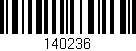 Código de barras (EAN, GTIN, SKU, ISBN): '140236'