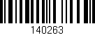 Código de barras (EAN, GTIN, SKU, ISBN): '140263'