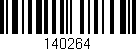 Código de barras (EAN, GTIN, SKU, ISBN): '140264'