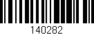 Código de barras (EAN, GTIN, SKU, ISBN): '140282'