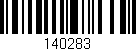Código de barras (EAN, GTIN, SKU, ISBN): '140283'