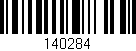 Código de barras (EAN, GTIN, SKU, ISBN): '140284'