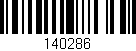 Código de barras (EAN, GTIN, SKU, ISBN): '140286'