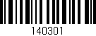 Código de barras (EAN, GTIN, SKU, ISBN): '140301'