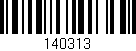 Código de barras (EAN, GTIN, SKU, ISBN): '140313'