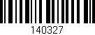 Código de barras (EAN, GTIN, SKU, ISBN): '140327'
