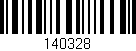 Código de barras (EAN, GTIN, SKU, ISBN): '140328'