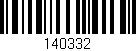 Código de barras (EAN, GTIN, SKU, ISBN): '140332'