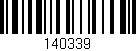 Código de barras (EAN, GTIN, SKU, ISBN): '140339'