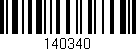 Código de barras (EAN, GTIN, SKU, ISBN): '140340'