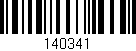 Código de barras (EAN, GTIN, SKU, ISBN): '140341'