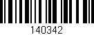 Código de barras (EAN, GTIN, SKU, ISBN): '140342'