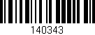 Código de barras (EAN, GTIN, SKU, ISBN): '140343'