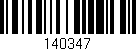 Código de barras (EAN, GTIN, SKU, ISBN): '140347'