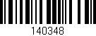 Código de barras (EAN, GTIN, SKU, ISBN): '140348'