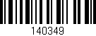Código de barras (EAN, GTIN, SKU, ISBN): '140349'