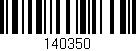 Código de barras (EAN, GTIN, SKU, ISBN): '140350'