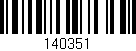 Código de barras (EAN, GTIN, SKU, ISBN): '140351'