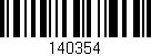 Código de barras (EAN, GTIN, SKU, ISBN): '140354'
