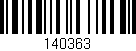 Código de barras (EAN, GTIN, SKU, ISBN): '140363'