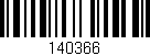 Código de barras (EAN, GTIN, SKU, ISBN): '140366'