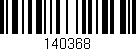 Código de barras (EAN, GTIN, SKU, ISBN): '140368'