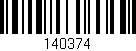 Código de barras (EAN, GTIN, SKU, ISBN): '140374'