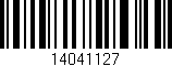 Código de barras (EAN, GTIN, SKU, ISBN): '14041127'