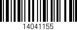 Código de barras (EAN, GTIN, SKU, ISBN): '14041155'