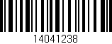 Código de barras (EAN, GTIN, SKU, ISBN): '14041238'