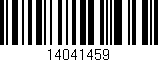 Código de barras (EAN, GTIN, SKU, ISBN): '14041459'
