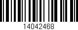 Código de barras (EAN, GTIN, SKU, ISBN): '14042468'