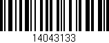 Código de barras (EAN, GTIN, SKU, ISBN): '14043133'