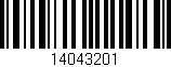 Código de barras (EAN, GTIN, SKU, ISBN): '14043201'