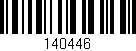 Código de barras (EAN, GTIN, SKU, ISBN): '140446'
