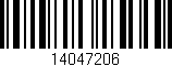 Código de barras (EAN, GTIN, SKU, ISBN): '14047206'