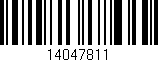 Código de barras (EAN, GTIN, SKU, ISBN): '14047811'
